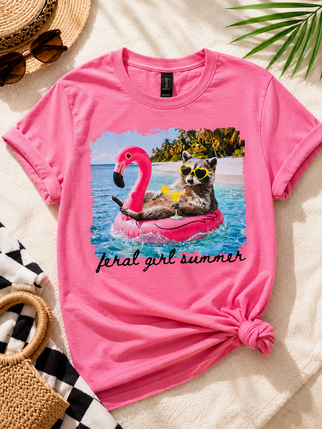 Feral Girl Summer with Margs T-Shirt