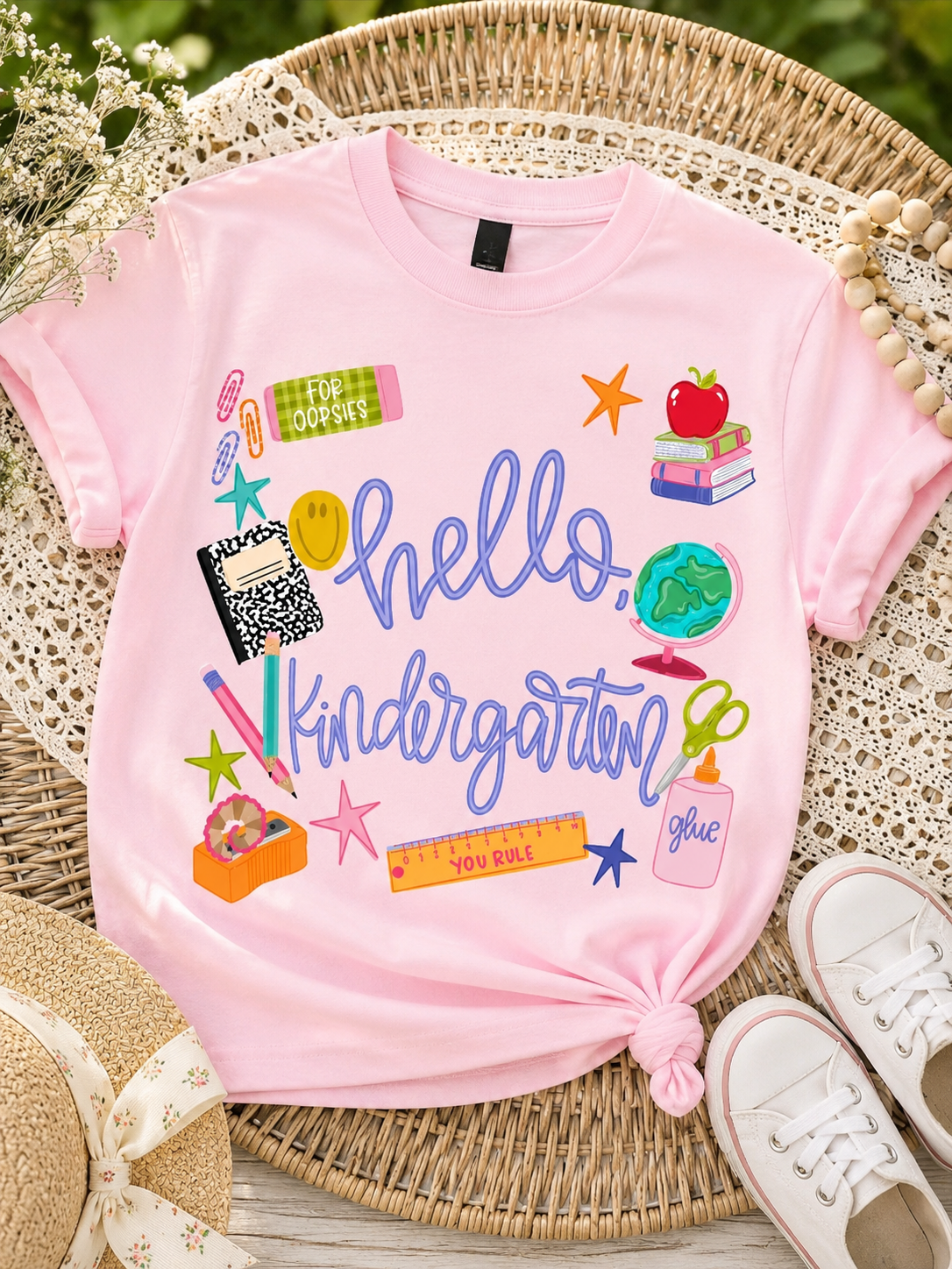 Hello Grade T-Shirt (Pre-K to 5th Grade)