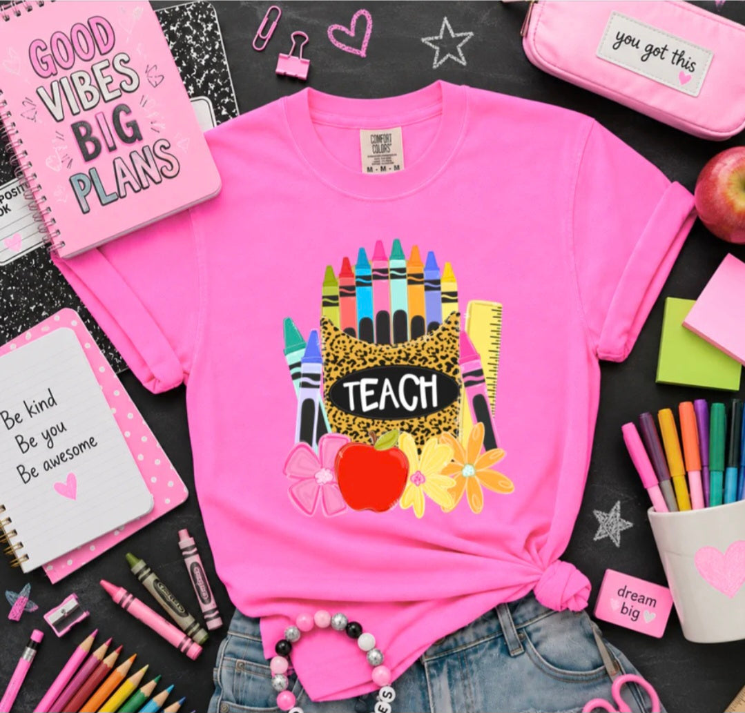 Teach Crayon T-Shirt